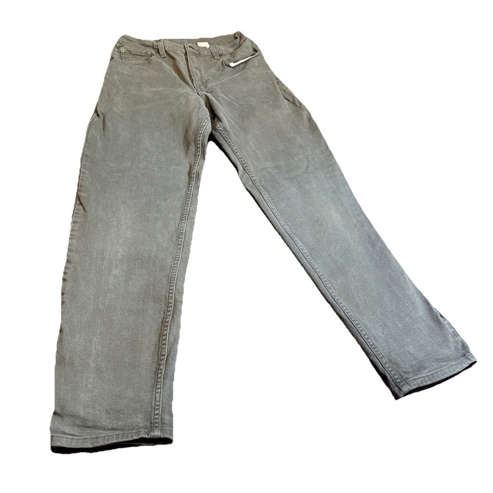 Levi's 550 Relaxed Fit Tapered Leg Olive Green Jeans Womens 8 Reg Stretch Brazil